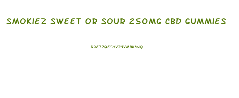 Smokiez Sweet Or Sour 250mg Cbd Gummies