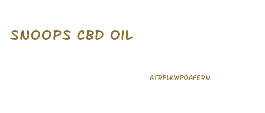 Snoops Cbd Oil