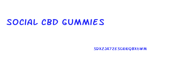 Social Cbd Gummies