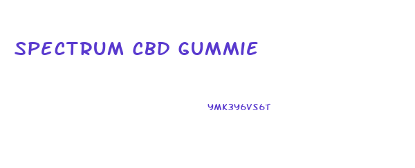 Spectrum Cbd Gummie