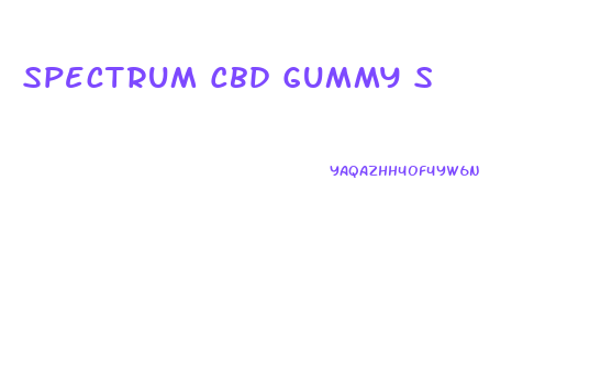 Spectrum Cbd Gummy S
