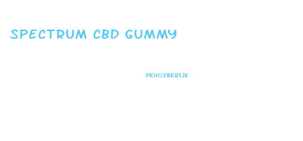 Spectrum Cbd Gummy