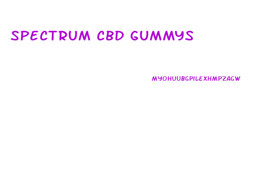 Spectrum Cbd Gummys