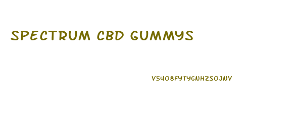 Spectrum Cbd Gummys