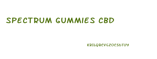 Spectrum Gummies Cbd