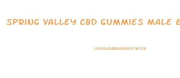 Spring Valley Cbd Gummies Male Enhancement
