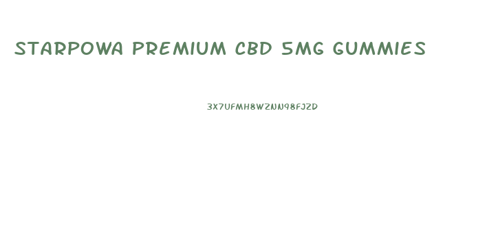 Starpowa Premium Cbd 5mg Gummies