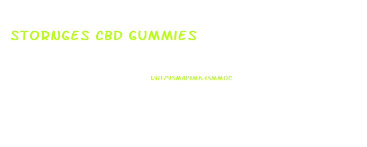 Stornges Cbd Gummies