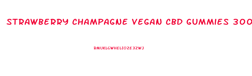Strawberry Champagne Vegan Cbd Gummies 300mg
