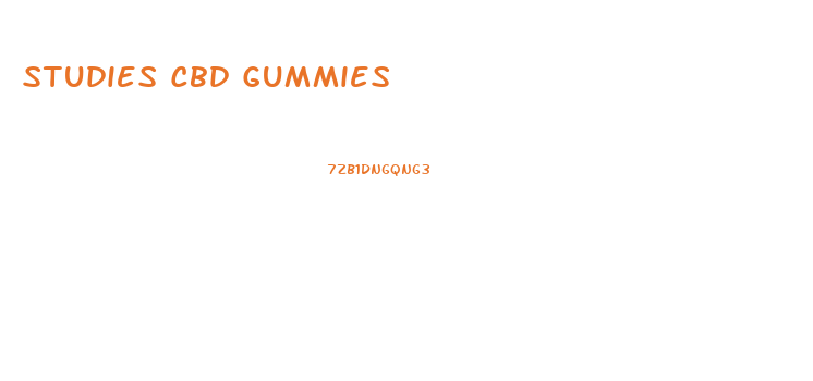 Studies Cbd Gummies