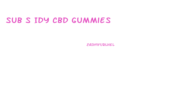 Sub S Idy Cbd Gummies