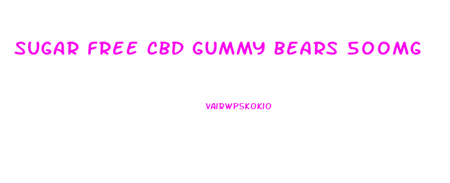 Sugar Free Cbd Gummy Bears 500mg
