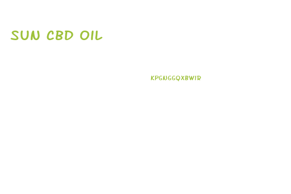 Sun Cbd Oil