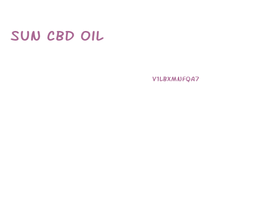 Sun Cbd Oil