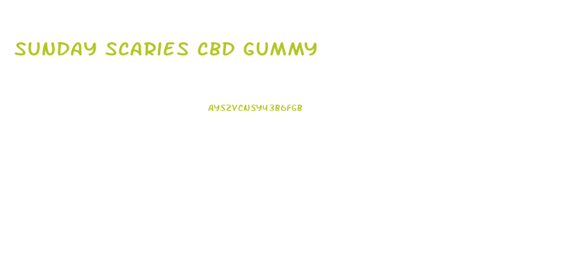 Sunday Scaries Cbd Gummy