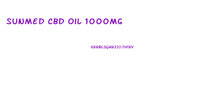 Sunmed Cbd Oil 1000mg