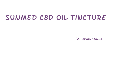 Sunmed Cbd Oil Tincture