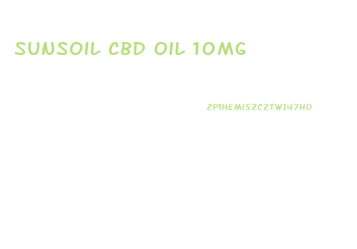 Sunsoil Cbd Oil 10mg