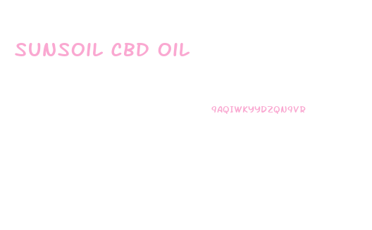 Sunsoil Cbd Oil