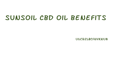Sunsoil Cbd Oil Benefits
