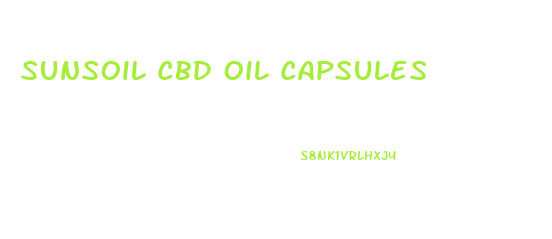 Sunsoil Cbd Oil Capsules