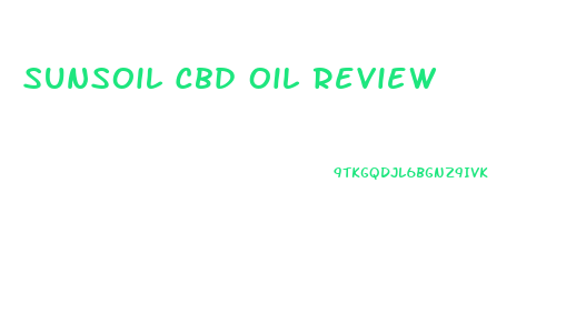 Sunsoil Cbd Oil Review