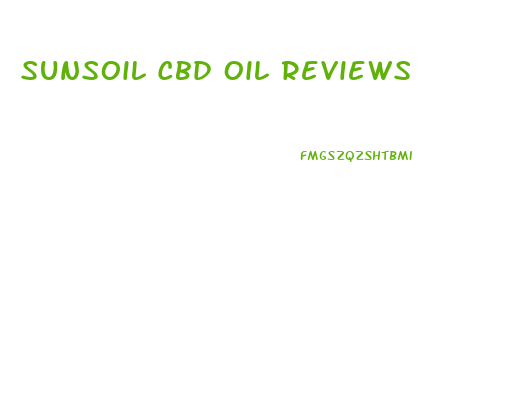 Sunsoil Cbd Oil Reviews