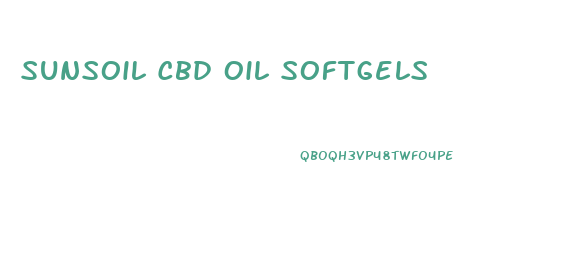 Sunsoil Cbd Oil Softgels