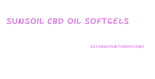 Sunsoil Cbd Oil Softgels