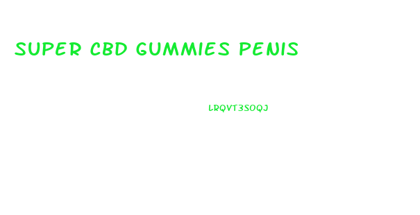 Super Cbd Gummies Penis