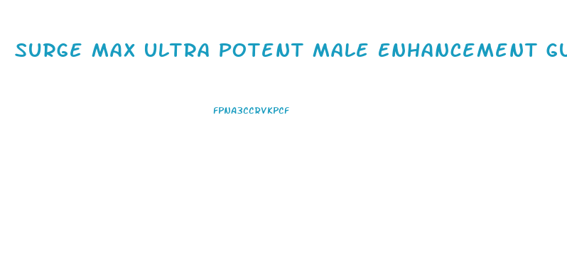 Surge Max Ultra Potent Male Enhancement Gummies With Cbd