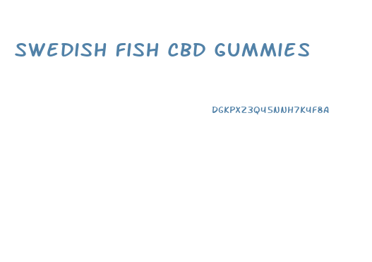 Swedish Fish Cbd Gummies