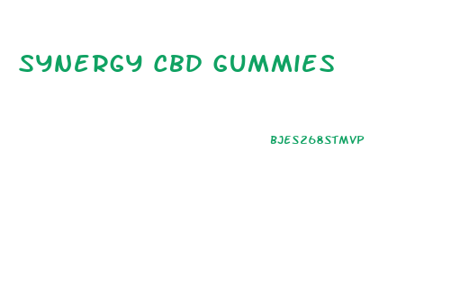 Synergy Cbd Gummies