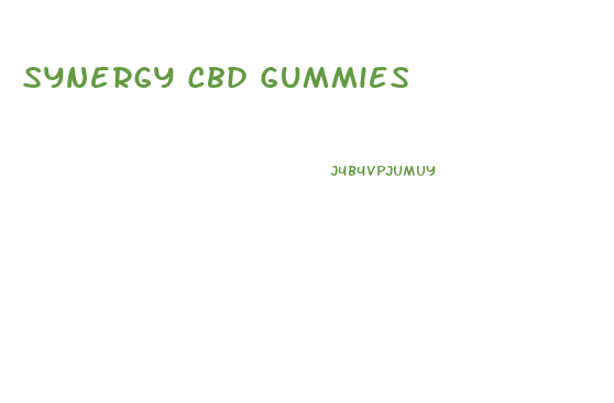 Synergy Cbd Gummies
