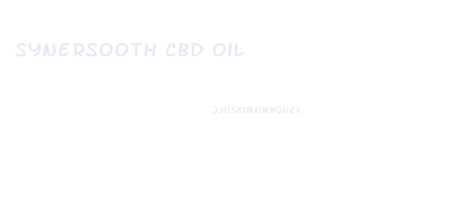 Synersooth Cbd Oil