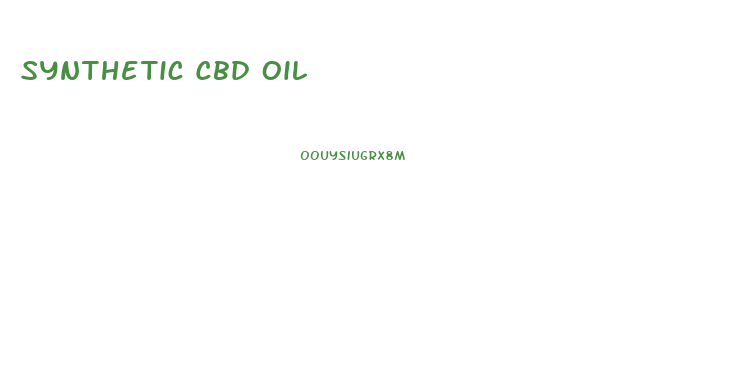 Synthetic Cbd Oil