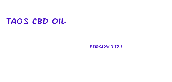 Taos Cbd Oil