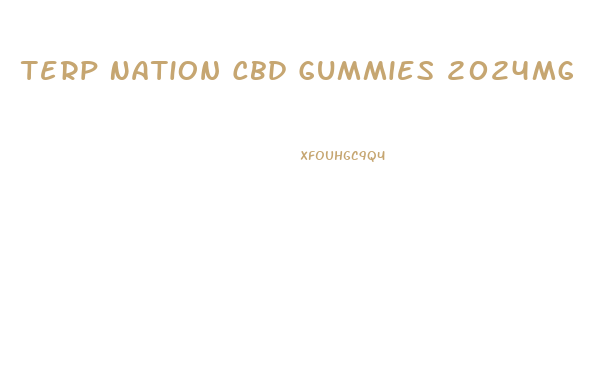 Terp Nation Cbd Gummies 2024mg