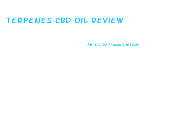 Terpenes Cbd Oil Review