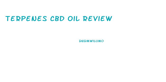 Terpenes Cbd Oil Review
