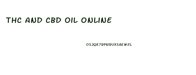 Thc And Cbd Oil Online
