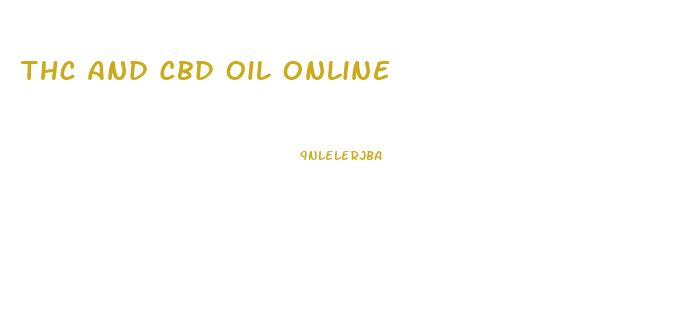 Thc And Cbd Oil Online