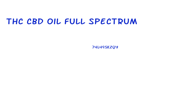 Thc Cbd Oil Full Spectrum