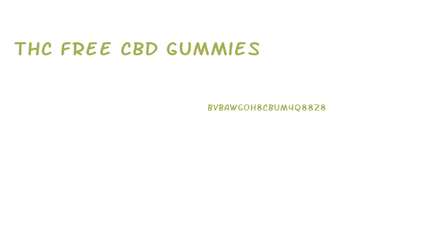 Thc Free Cbd Gummies