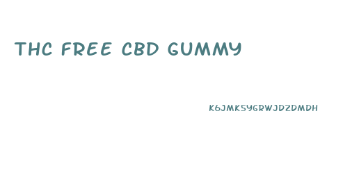 Thc Free Cbd Gummy