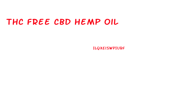 Thc Free Cbd Hemp Oil