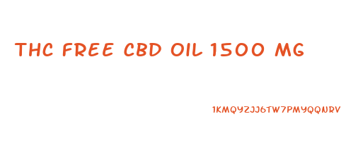 Thc Free Cbd Oil 1500 Mg
