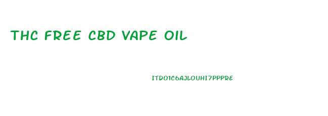 Thc Free Cbd Vape Oil