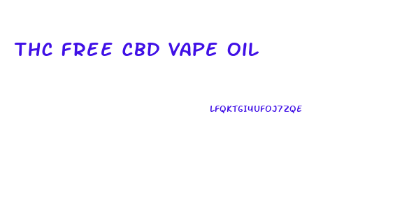 Thc Free Cbd Vape Oil