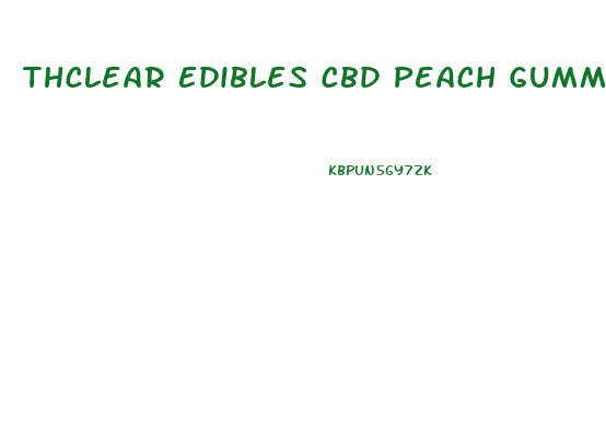 Thclear Edibles Cbd Peach Gummies 60mg